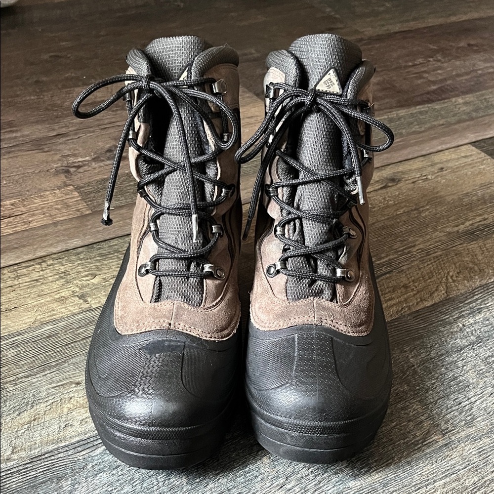 COLUMBIA Cascadian SUMMIT Brown Black Lace Up Boots Men's - Picture 2 of 12